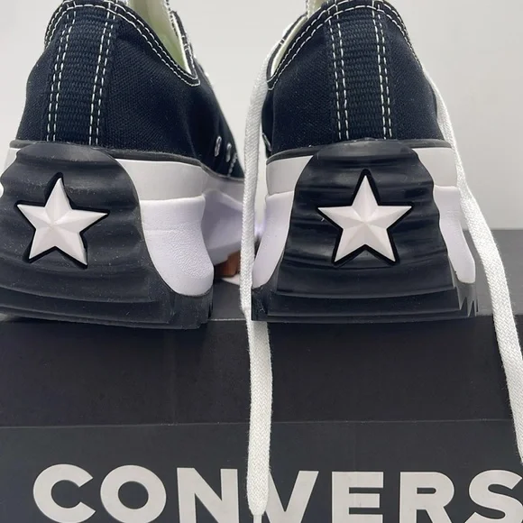 Converse Men’s RUN STAR HIKE OX BLACK/WHITE/GUM 168816C
Platforms Sneakers - Picture 13 of 16